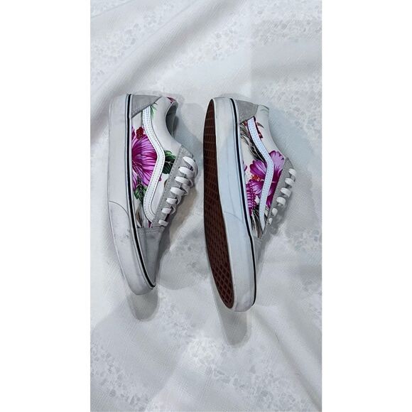 VANS OLD SKOOL ALOHA TROPICAL SKATE SHOES SNEAKERS M SZ 5.5 W SZ 7 - Picture 3 of 14